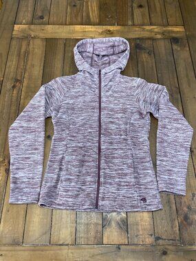 Mountain Hardwear‎ Maroon Heather Fleece Full-Zip - XS